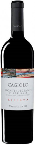 Вино Cantina Tollo, "Cagiolo" Montepulciano d'Abruzzo DOP Riserva