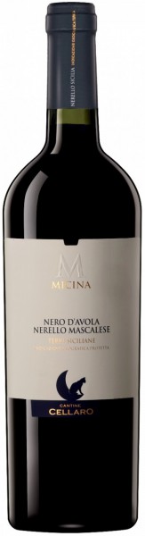 Вино Cantine Cellaro, "Micina" Nero d'Avola Nerello Mascalese, Terre Siciliane IGP, 2014