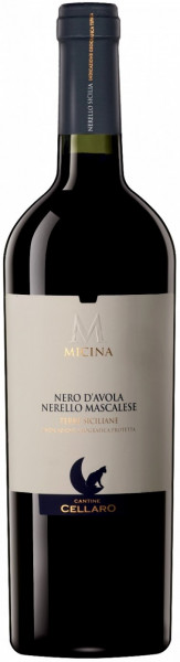 Вино Cantine Cellaro, "Micina" Nero d'Avola Nerello Mascalese, Terre Siciliane IGP, 2016