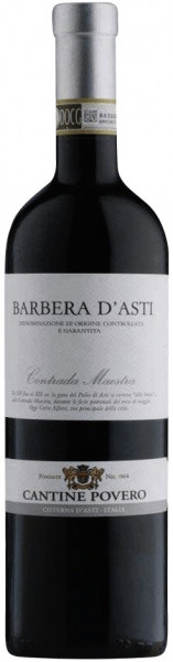 Вино Cantine Povero, Barbera d'Asti "Contrada Maestra" DOCG, 2018