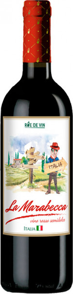 Вино Cantine Rasore, "Rue de Vin" La Marabecca Rosso Semidolce