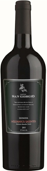 Вино Cantine San Giorgio, "Leonida", Aglianico Salento IGP, 2015