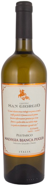 Вино Cantine San Giorgio, "Plutarco" Malvasia Bianca, Puglia IGP