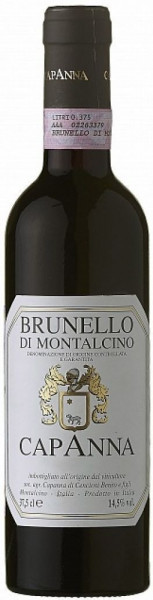 Вино Capanna, Brunello di Montalcino, Tuscany DOCG, 2014, 0.375 л