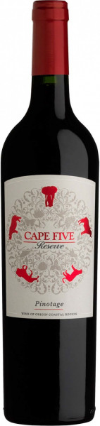 Вино "Cape Five" Pinotage  Reserve, 2017