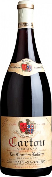 Вино Capitain-Gagnerot, Corton Grand Cru "Les Grandes Lolieres" AOC, 2011, 1.5 л