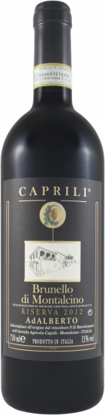Вино Caprili, Brunello di Montalcino "AdAlberto" Riserva DOCG, 2012