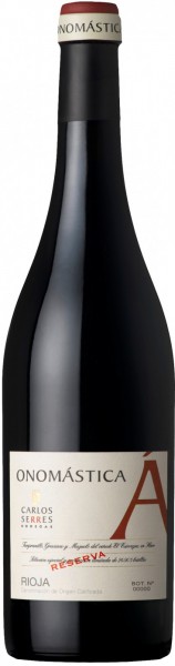 Вино Carlos Serres, "Onomastica" Reserva, Rioja DOC, 2004