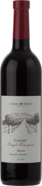 Вино "Carmel Single Vineyard" Shiraz, Kayoumi Vineyard, 2011