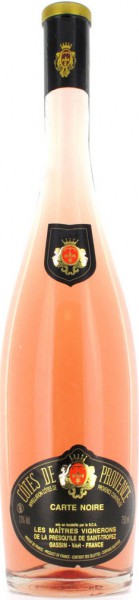 Вино "Carte Noire" Rose, Cotes de Provence АОC, 0.375 л