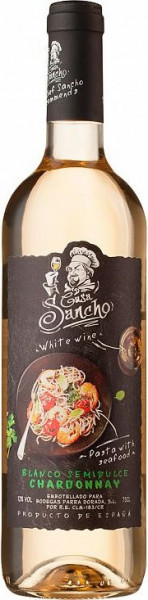 Вино "Casa Sancho" Chardonnay Semidulce, Tierra de Castilla IGP