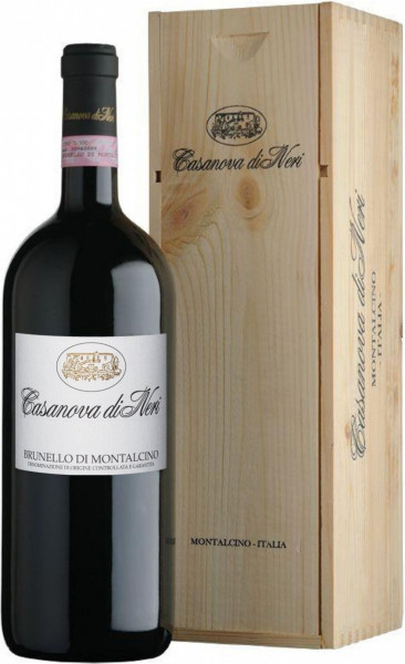 Вино Casanova di Neri, Brunello di Montalcino DOCG, 2012, wooden box, 1.5 л