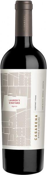 Вино Casarena, "Single Vineyard" Lauren's Agrelo Cabernet Franc, 2012