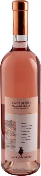 Вино Casata Monfort, Pinot Grigio Rose, Trentino IGT, 2010