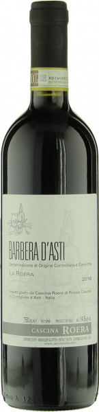 Вино Cascina Roera, "La Roera" Barbera d'Asti DOCG, 2016