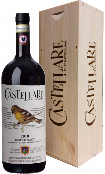 Вино Castellare di Castellina, Chianti Classico DOCG, 2018, wooden box, 1.5 л