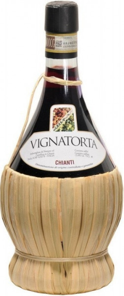Вино Castellare di Castellina, "Vignatorta", Chianti DOCG, 2019, in Fiasco