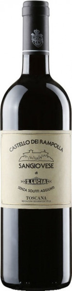 Вино Castello dei Rampolla, "Sangiovese di S. Lucia", Toscana IGT, 2016