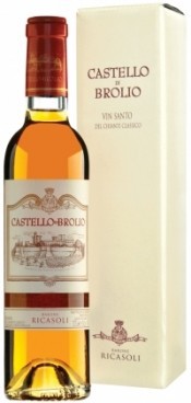 Вино Castello di Brolio Vin Santo del Chianti Classico DOC, 2004, gift box, 0.375 л