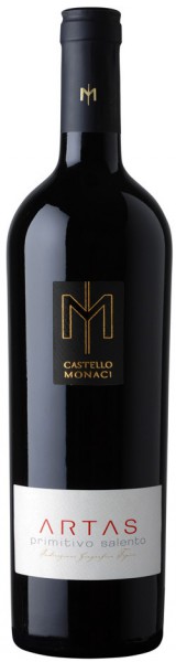 Вино Castello Monaci, "Artas" Primitivo, Salento IGT, 2008