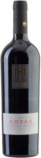 Вино Castello Monaci, "Artas" Primitivo, Salento IGT, 2011