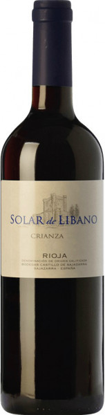 Вино Castillo de Sajazarra, "Solar de Libano" Crianza, Rioja DOC, 2016