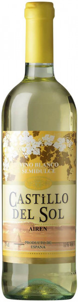 Вино "Castillo del Sol" Blanco Semidulce