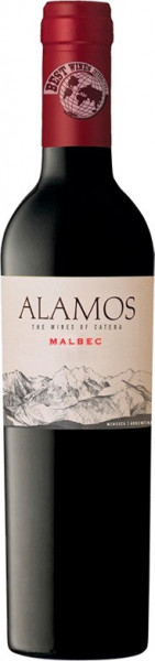 Вино Catena Zapata, "Alamos" Malbec, Mendoza, 2019, 0.375 л