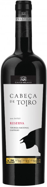 Вино Caves Velhas, "Cabeca de Toiro" Reserva, Tejo DOC