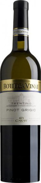 Вино Cavit, "Bottega Vinai" Pinot Grigio, Trentino DOC, 2011