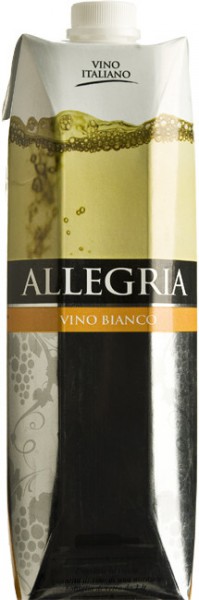 Вино Cevico, "Allegria" Bianco VdT, 1 л
