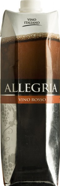 Вино Cevico, "Allegria" Rosso VdT, 1 л