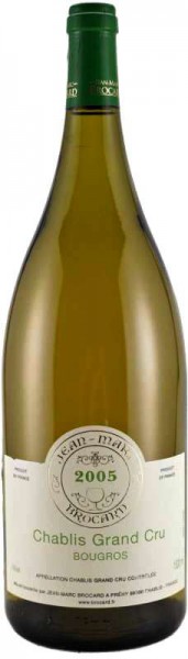 Вино Chablis Grand Cru AOC Bougros 2005, 1.5 л