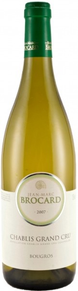 Вино Chablis Grand Cru AOC Bougros 2007, 1.5 л