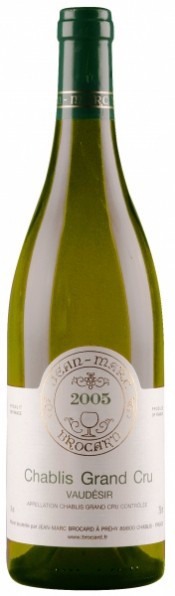 Вино Chablis Grand Cru AOC Vaudesir 2005