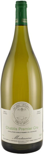 Вино Chablis Premier Cru AOC Montmains 2004, 1.5 л