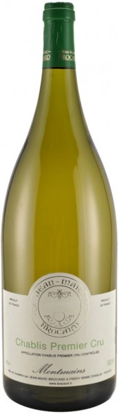 Вино Chablis Premier Cru AOC "Montmains", 2006, 1.5 л