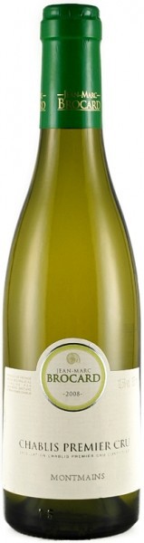 Вино Chablis Premier Cru AOC Montmains 2008, 0.375 л