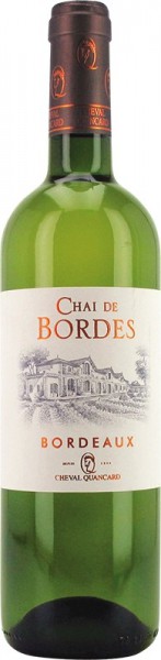 Вино "Chai de Bordes" Blanc, Bordeaux AOC, 2014
