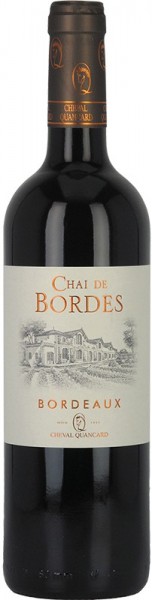Вино "Chai de Bordes" Rouge, Bordeaux AOC, 2012
