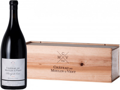 Вино "Champ de Cour", Moulin-a-Vent AOC, 2015, wooden box, 1.5 л