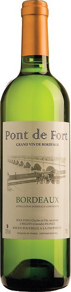 Вино Charles Yung et Fils, "Pont de Fort" Blanc, Bordeaux AOC, 2013