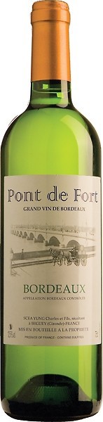 Вино Charles Yung et Fils, "Pont de Fort" Blanc, Bordeaux AOC, 2014