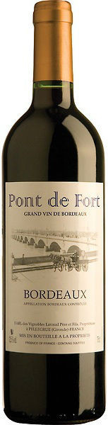 Вино Charles Yung et Fils, "Pont de Fort", Bordeaux AOC, 2016