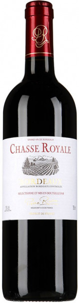 Вино "Chasse Royale", Bordeaux AOC, 2018