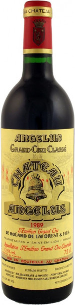 Вино Chateau Angelus, Saint-Emilion AOC 1-er Grand Cru Classe, 1989