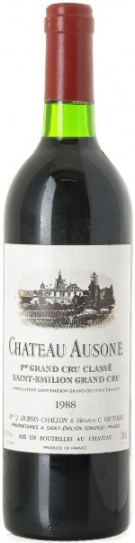 Вино Chateau Ausone Saint-Emilion AOC 1er Grand Cru Classe "A", 1988