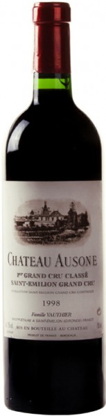 Вино Chateau Ausone, Saint-Emilion AOC 1er Grand Cru Classe "A", 1998