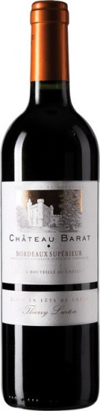 Вино "Chateau Barat", Bordeaux Superieur AOC, 2013