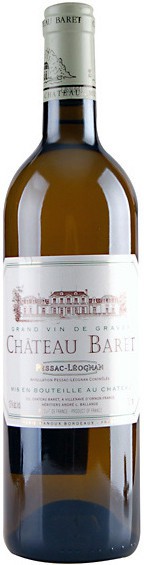 Вино "Chateau Baret" Blanc, Pessac-Leognan AOC, 2008